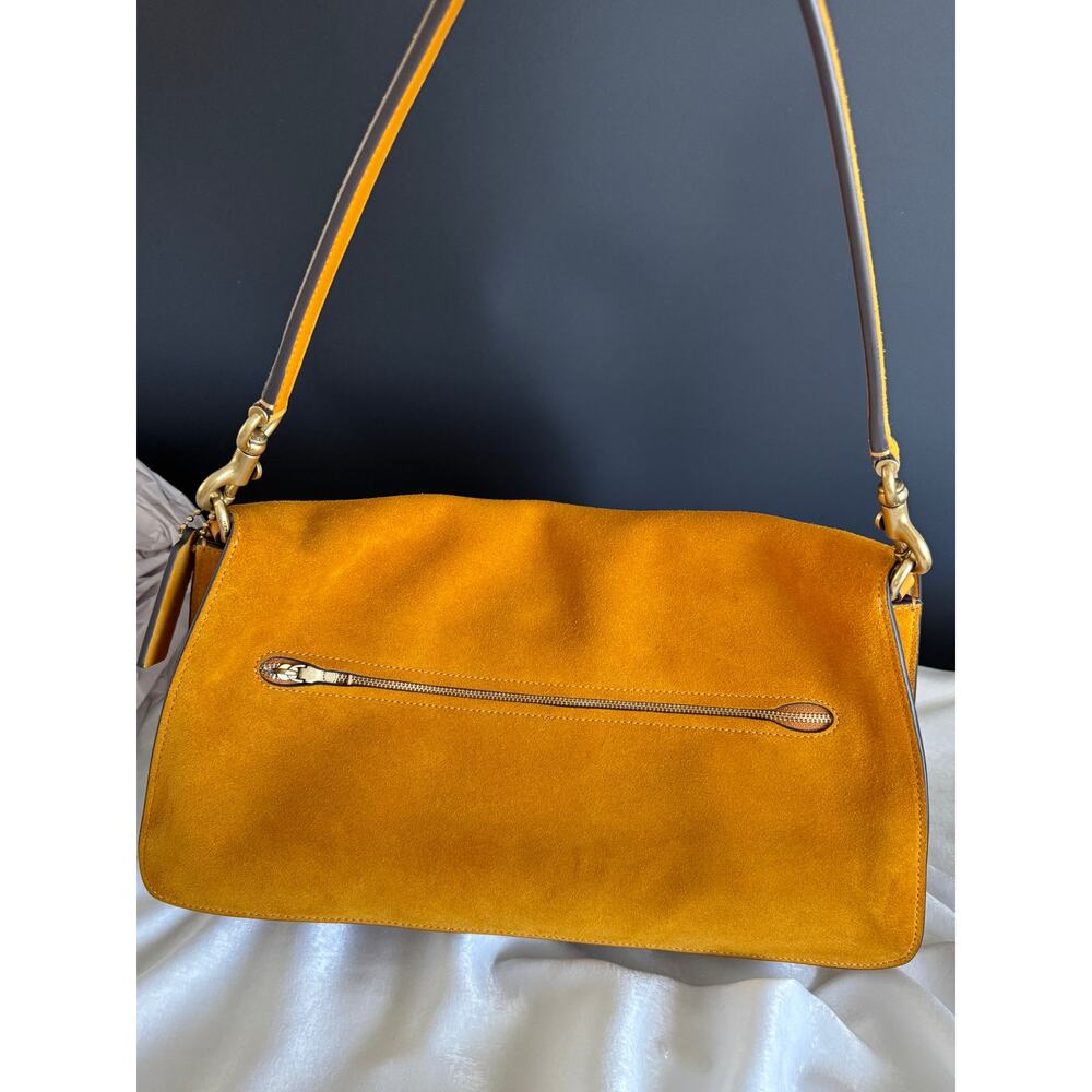 Coach Suede Tabby Shoulder Bag 36 in Orange/Marigold - CEM12 - Picture 12 of 12